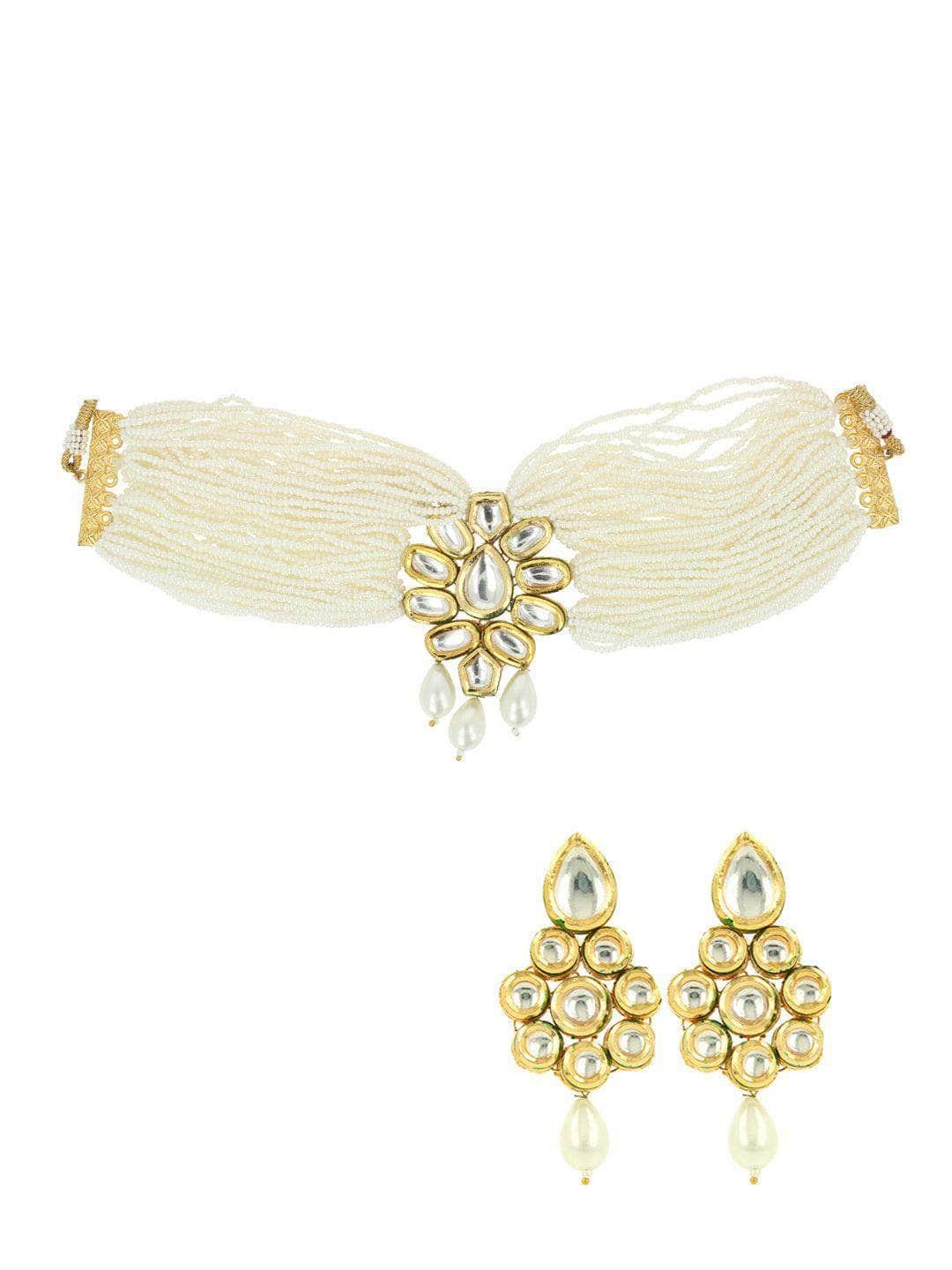 Ishhaara Moti Kundan Choker Small