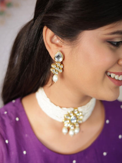 Ishhaara Moti Kundan Choker Small