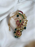 Ishhaara Multi Colored Polki Ear Cuff Earrings