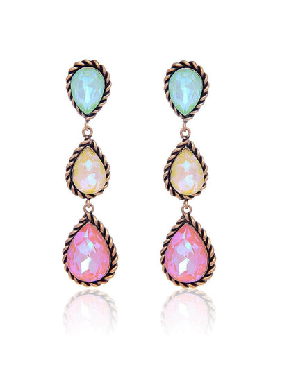 Ishhaara Drop 3 Tiered Earring