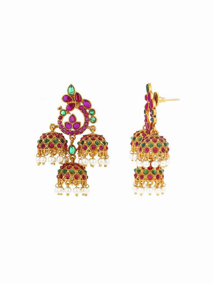 Ishhaara Multi Jhumka Designer Earring