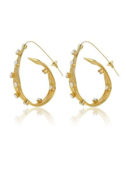 Ishhaara Multi Wire Big Hoop Earrings