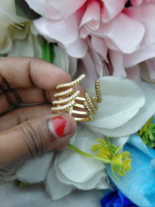 Ishhaara Multiband Pave Ring