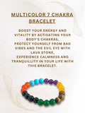 Ishhaara Multicolor 7 Chakra Bracelet