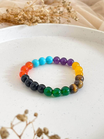 Ishhaara Multicolor 7 Chakra Bracelet