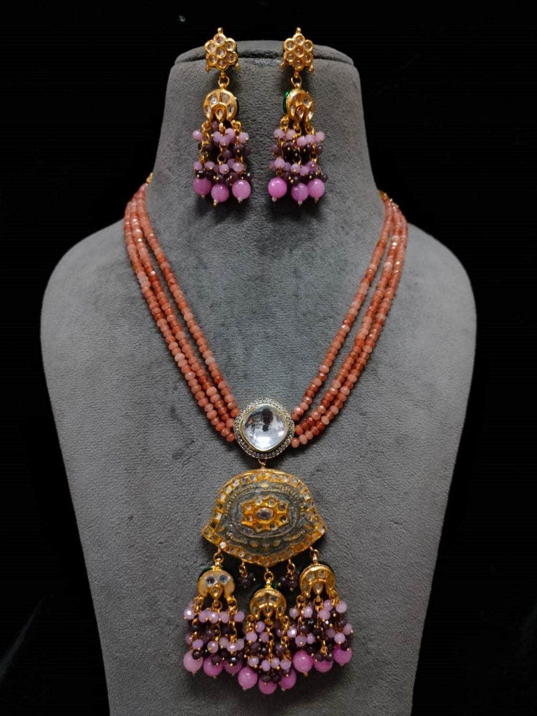 Ishhaara multicolor Beaded Chandabali Chain
