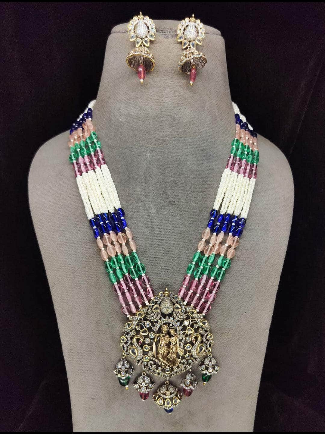 Ishhaara Multicolor Beeded Necklace Set