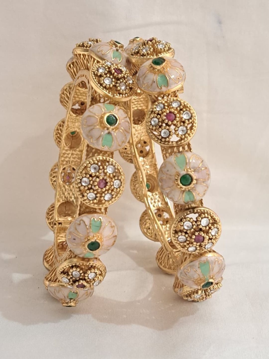 Ishhaara Multicolor Enamel Bangles