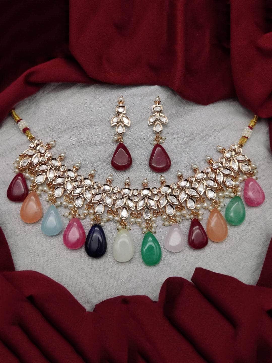 Ishhaara Enchanting Gem Necklace