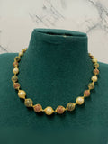 Ishhaara Multicolor Golden Jadau Ad Kantha Necklace