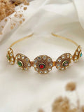 Ishhaara Multicolor Kundan Ethnic Hair Band