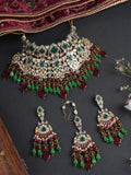 Ishhaara Multicolor Kundan Kanti Rajputana Necklace