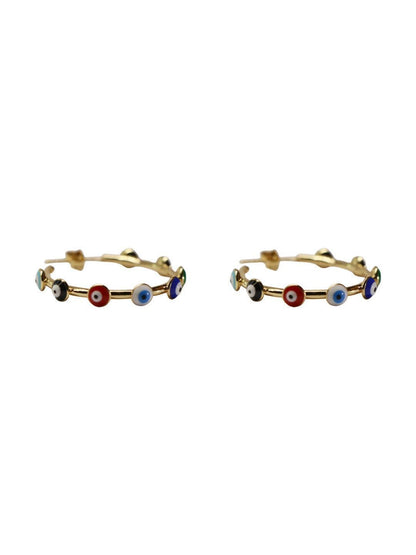 Ishhaara Multicolor Nazar Na Lage Hoops