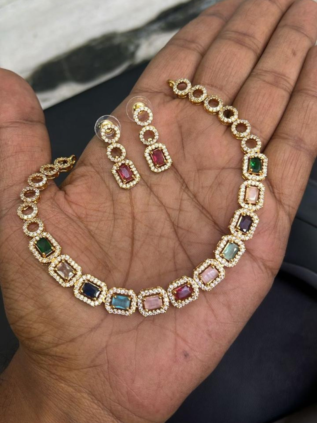 Ishhaara Multicolor Necklace