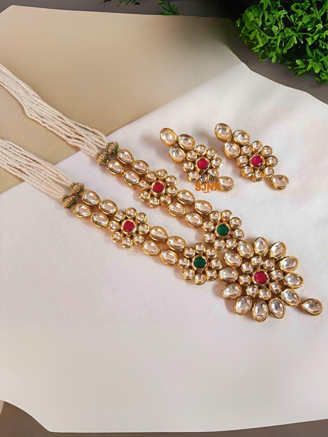 Ishhaara Multicolor Parini Jewellery Set
