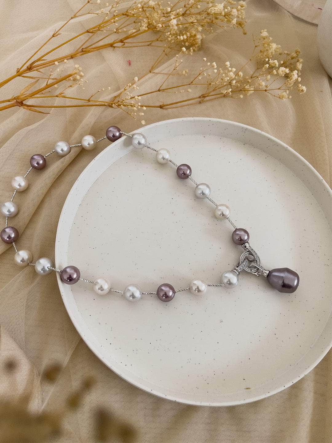 Ishhaara Multicolor Pearl Necklaces