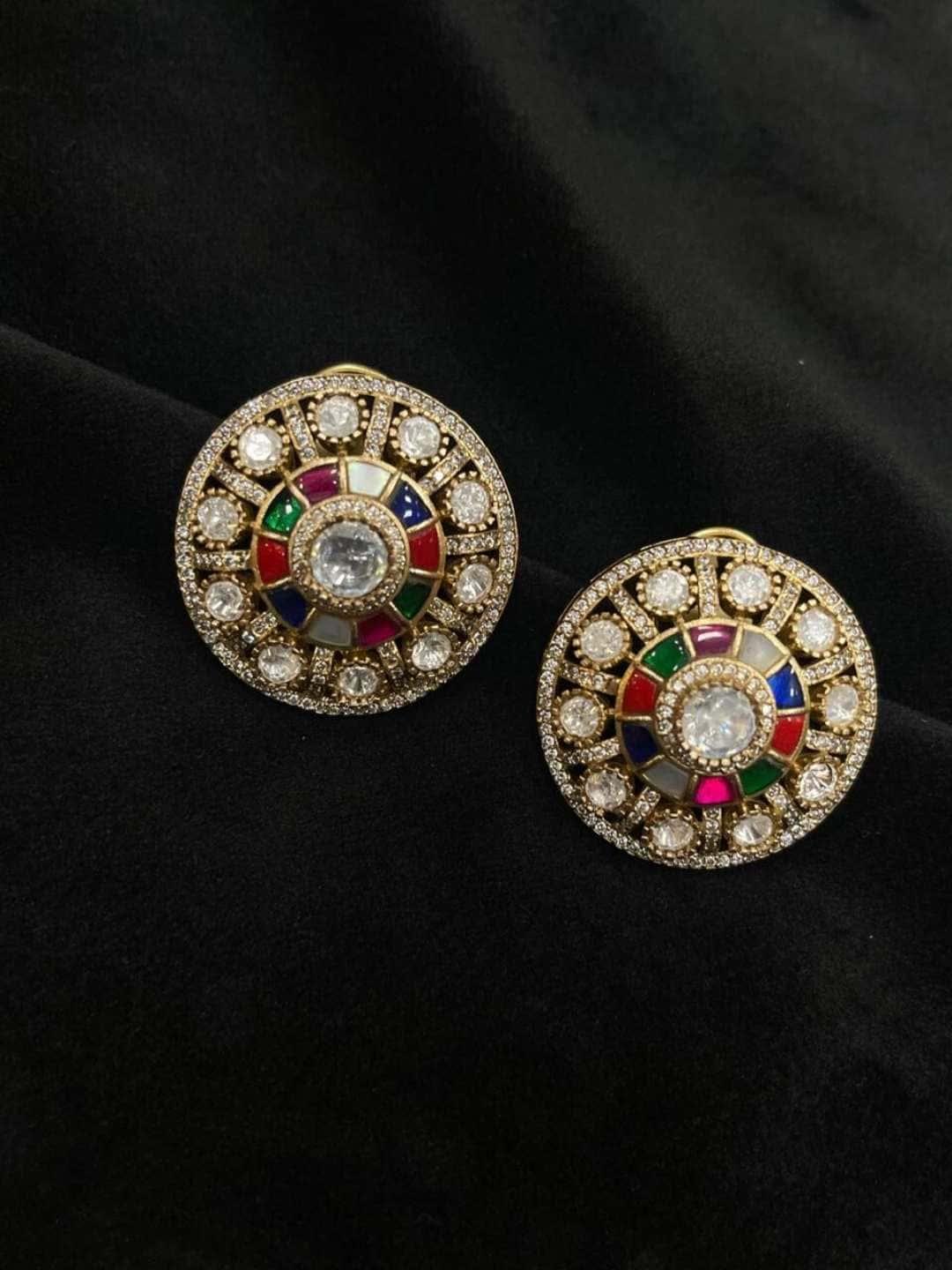 Ishhaara Polki Studs