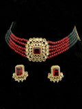 Ishhaara Ruby Red Choker