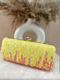 Ishhaara Soft Sequined Clutch