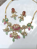 Ishhaara Multicolor Spring Symphony Pastel Choker Set