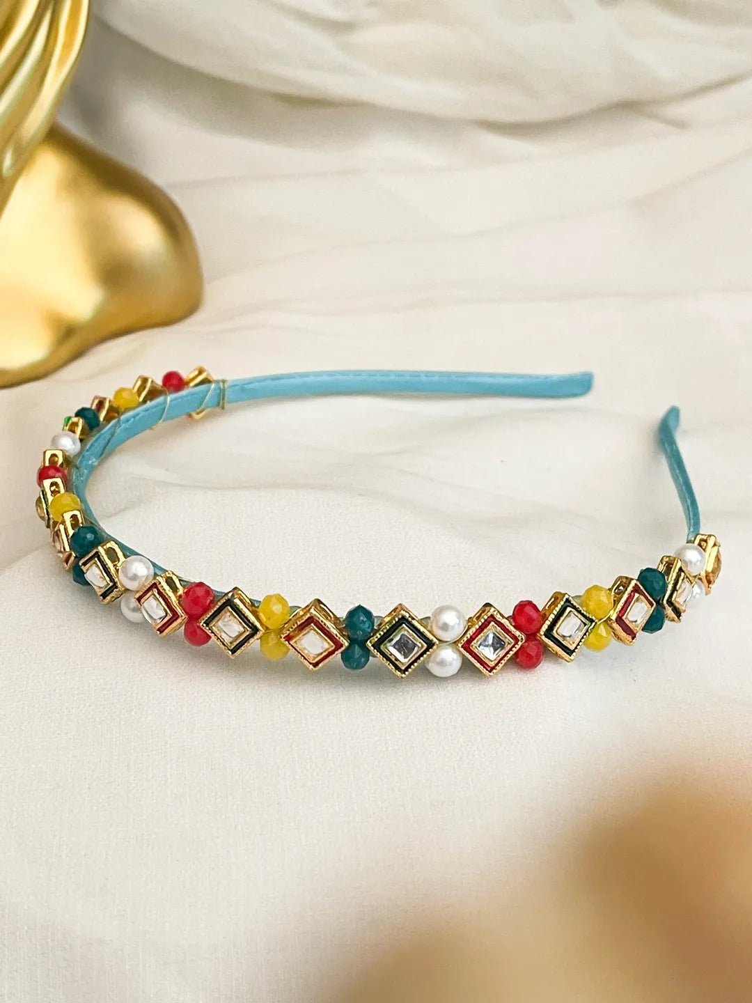 Ishhaara Multicolor Stone Studded Hairband