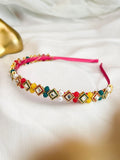 Ishhaara Multicolor Stone Studded Hairband