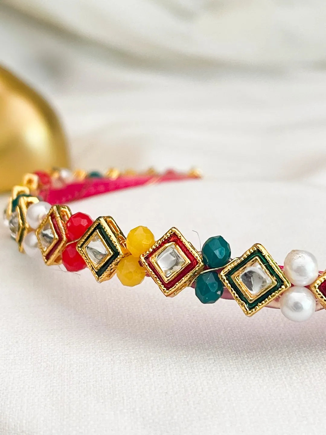 Ishhaara Multicolor Stone Studded Hairband