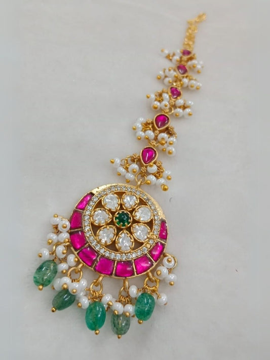 Ishhaara Multicolored Maang Teeka