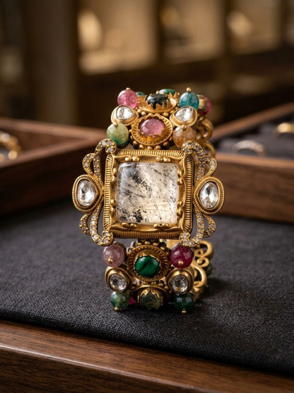 Ishhaara Multicolored Stone Bracelet
