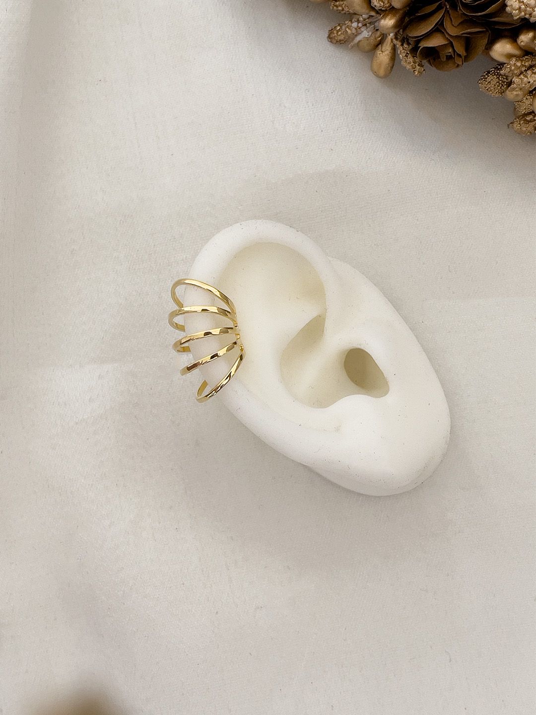 Ishhaara Multiring Golden Ear Cuff
