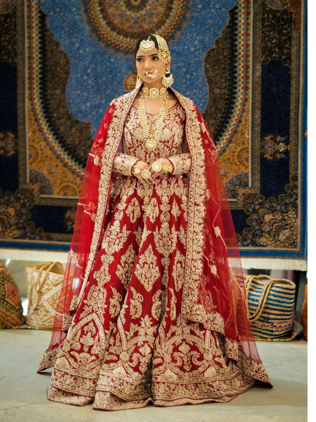 Ishhaara Muskan Sharma In Heerandi Full Bridal Jwellery