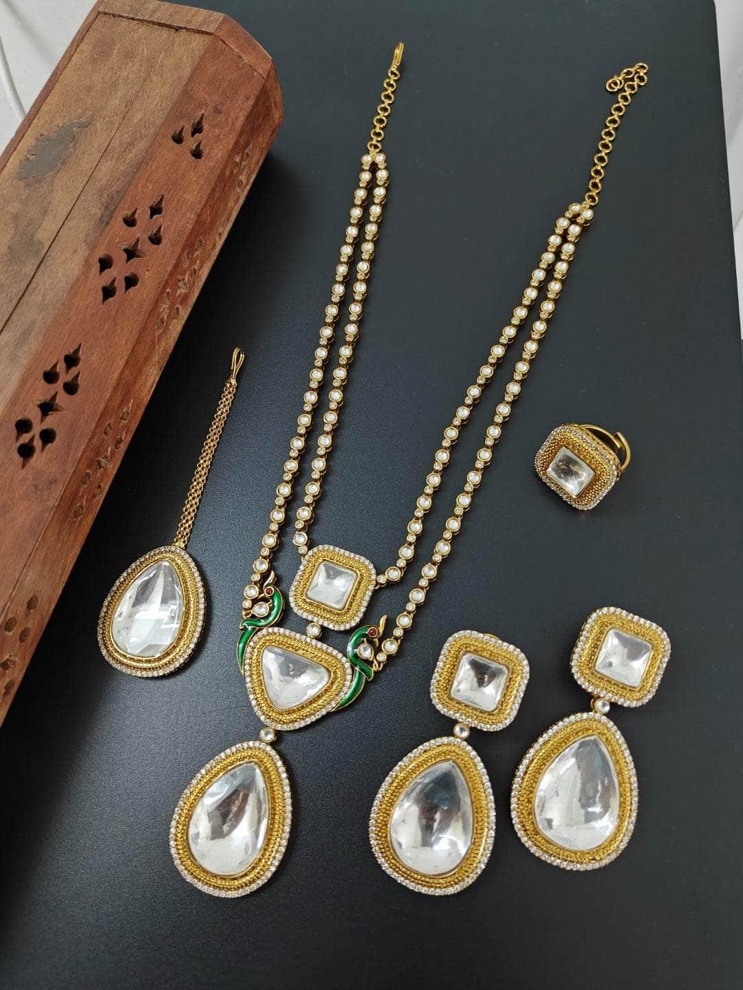 Ishhaara Mystery Kundan Drop Set