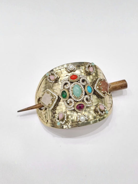 Ishhaara Mystic Carnival Gemstone Bun Accesseries