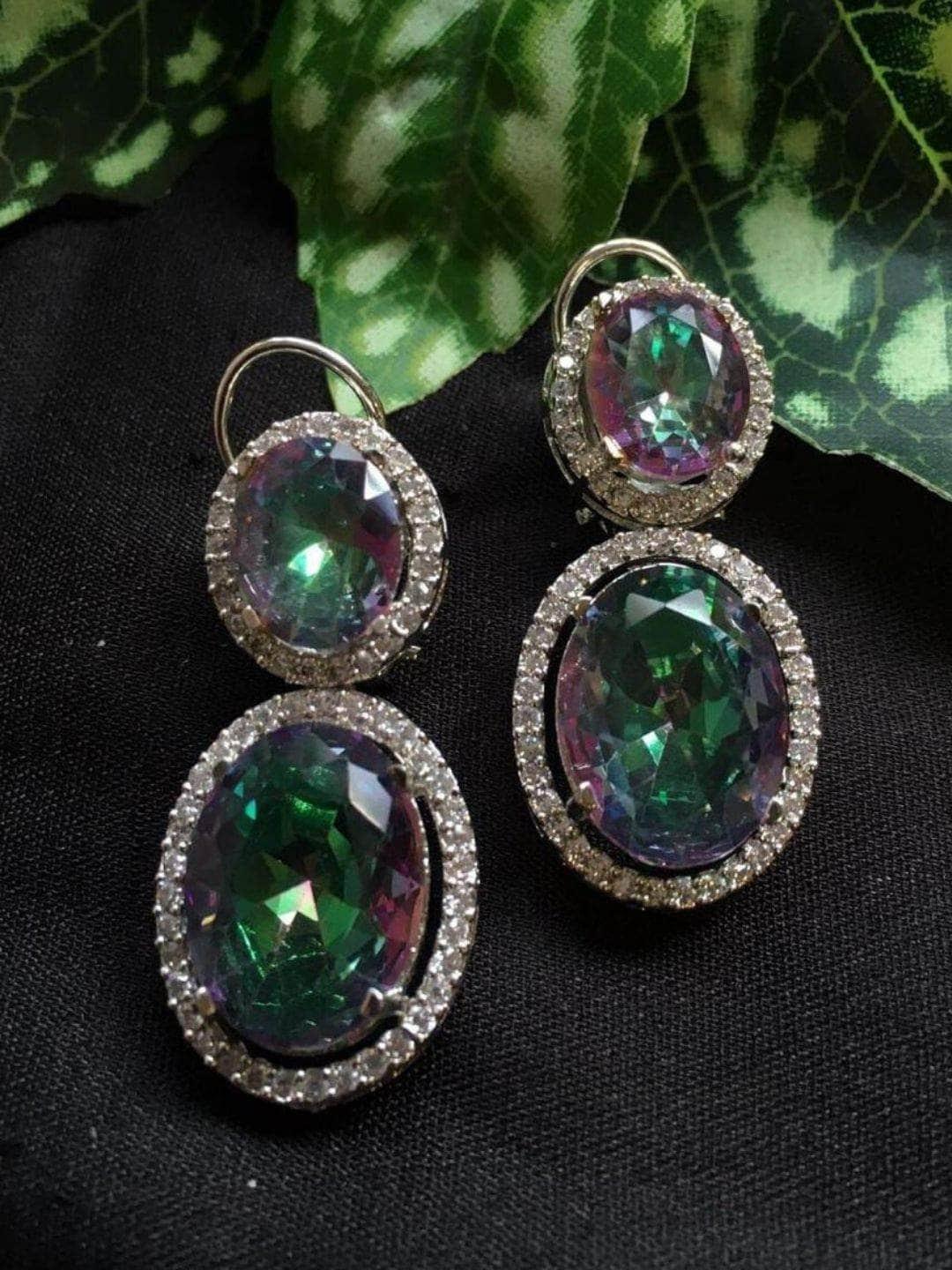 Ishhaara Mystic Topaz Earrings