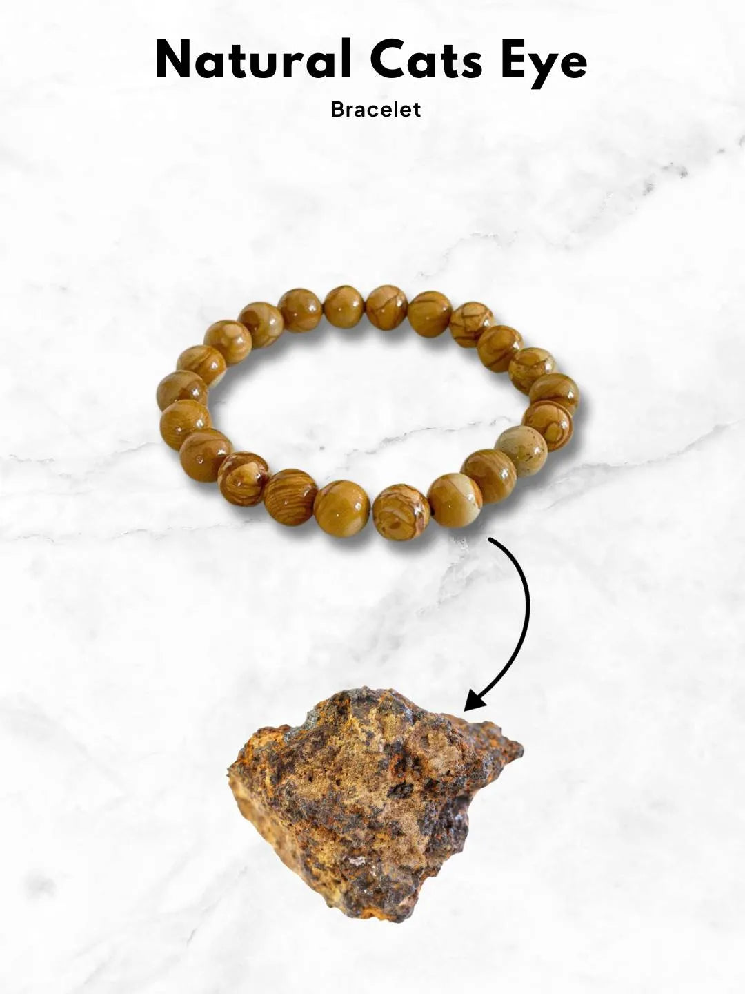 Ishhaara Natural Cats Eye Bracelet