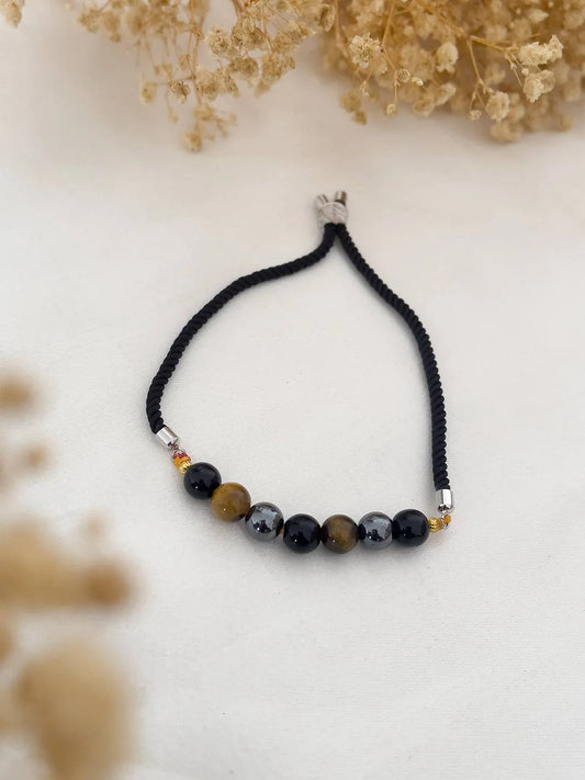 Ishhaara Natural Tiger Eye Healing Rakhi