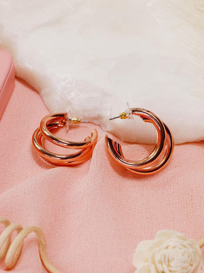 Ishhaara Nidhi Kunder Triple Hoop Earrings