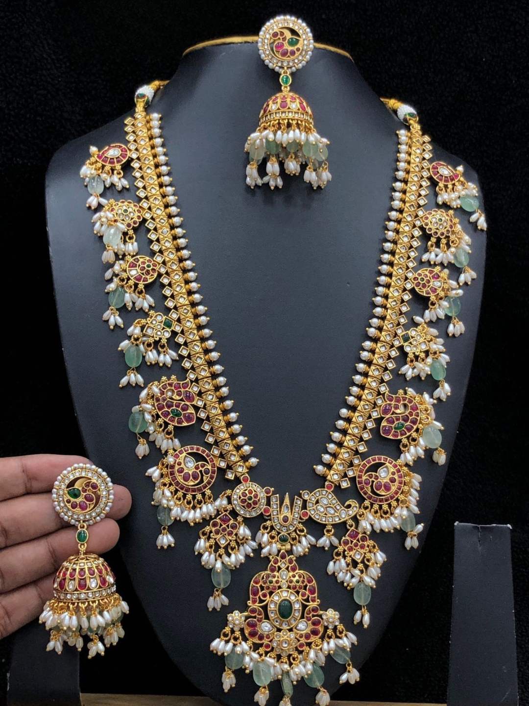 Ishhaara Nita Ambani Inspired Guttapusalu Necklace Set