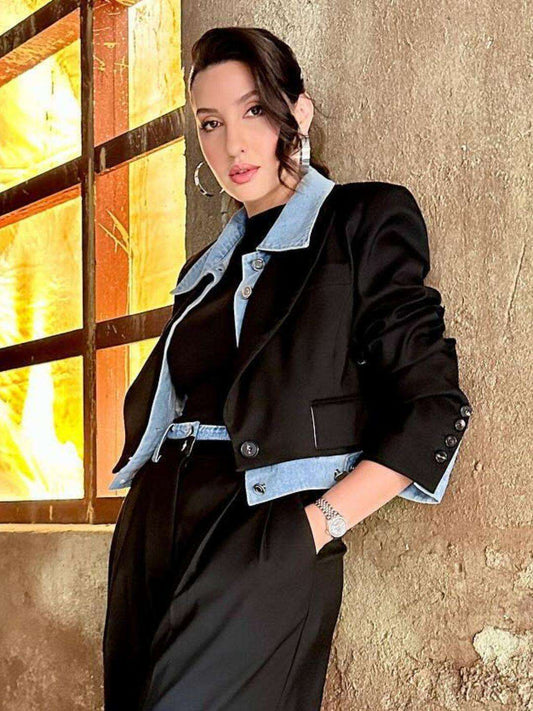 Ishhaara Nora Fatehi In Wide Chunky Big Hoops