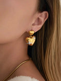 Ishhaara Nova Heart Studs