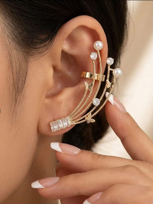 Ishhaara One Sided Butterfly Classy Earcuff
