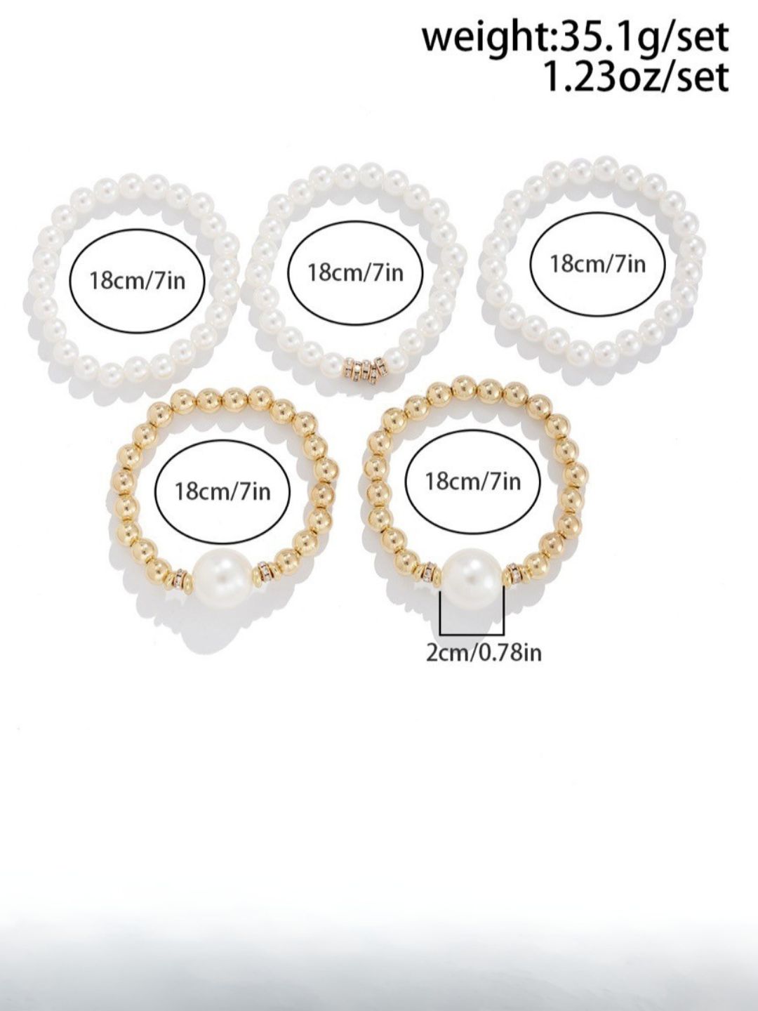 Ishhaara Ophelia Pearl Stack