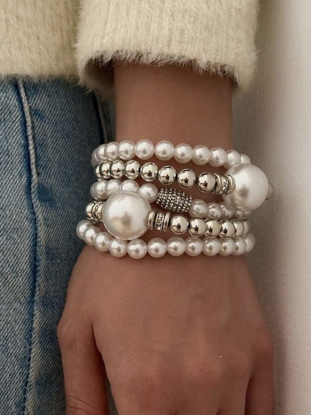 Ishhaara Ophelia Pearl Stack