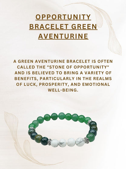 Ishhaara Opportunity Bracelet Green Aventurine
