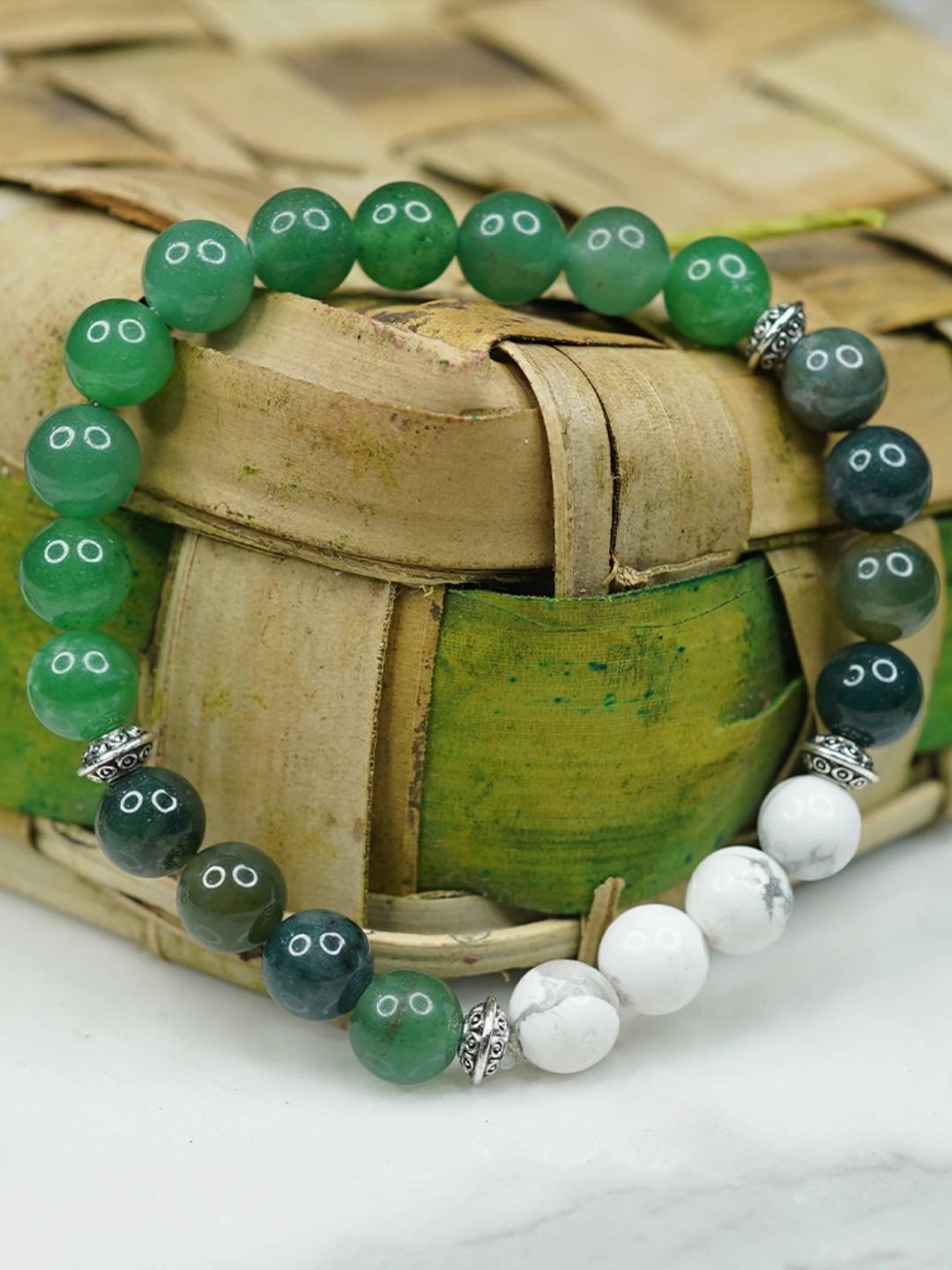 Ishhaara Opportunity Bracelet Green Aventurine