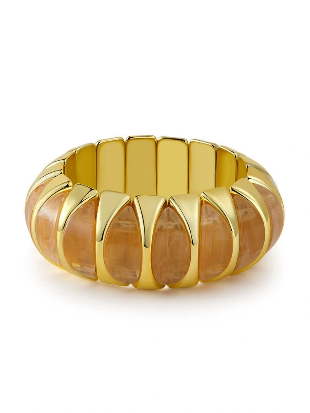 Ishhaara Orange Terra Petal Bracelet
