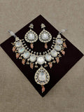 Ishhaara Victorian Oxidized Polki Kundan