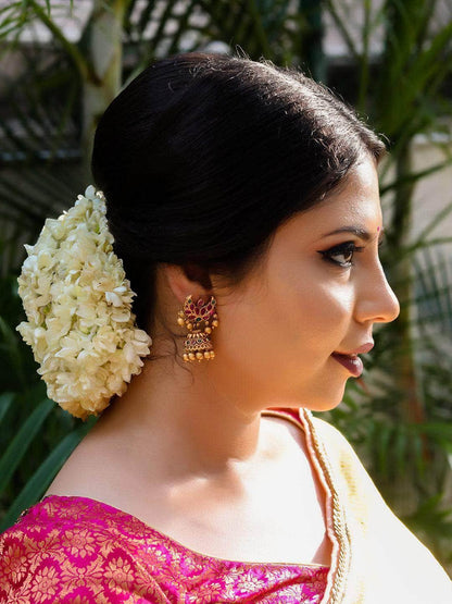 Ishhaara Original Kempu Moon Designer Jhumka