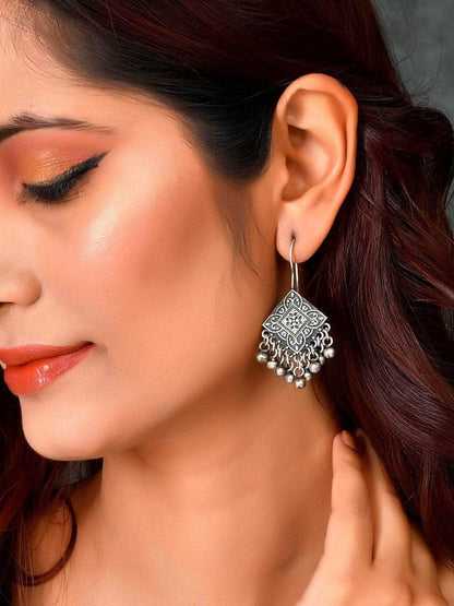 Ishhaara Oxidise Patangbazi Earrings
