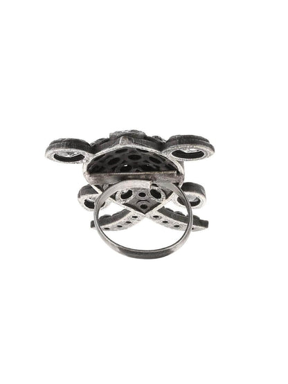 Ishhaara Oxidised Beam Matsya Ring